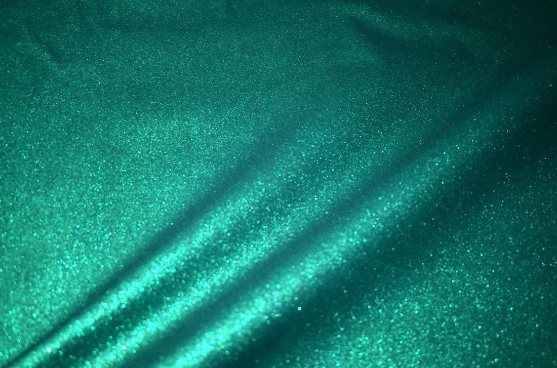 Green Cotton Glitter Base Fabric