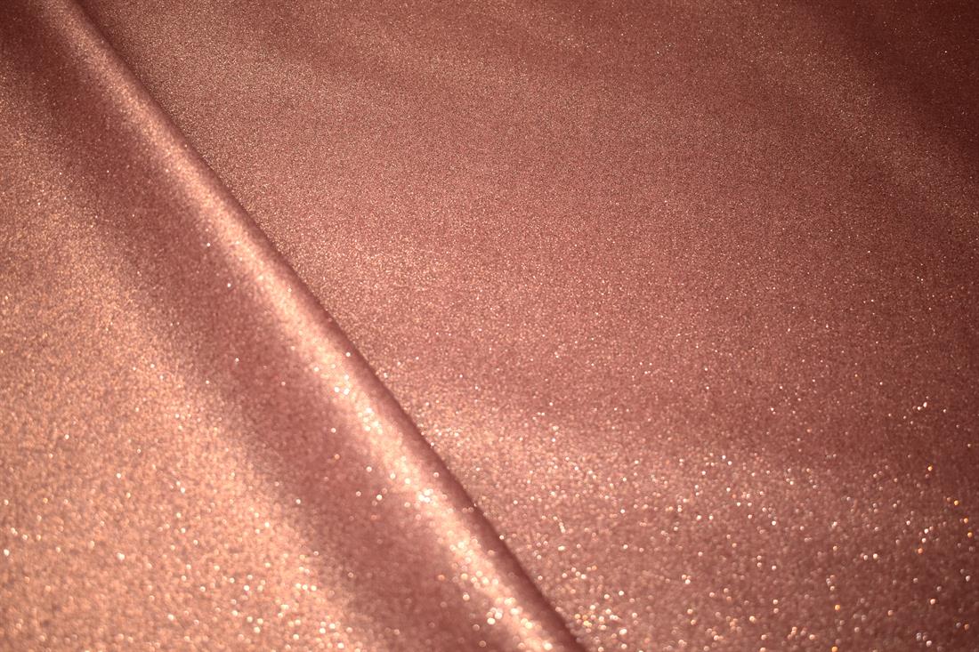 Peach Cotton Glitter Base Fabric