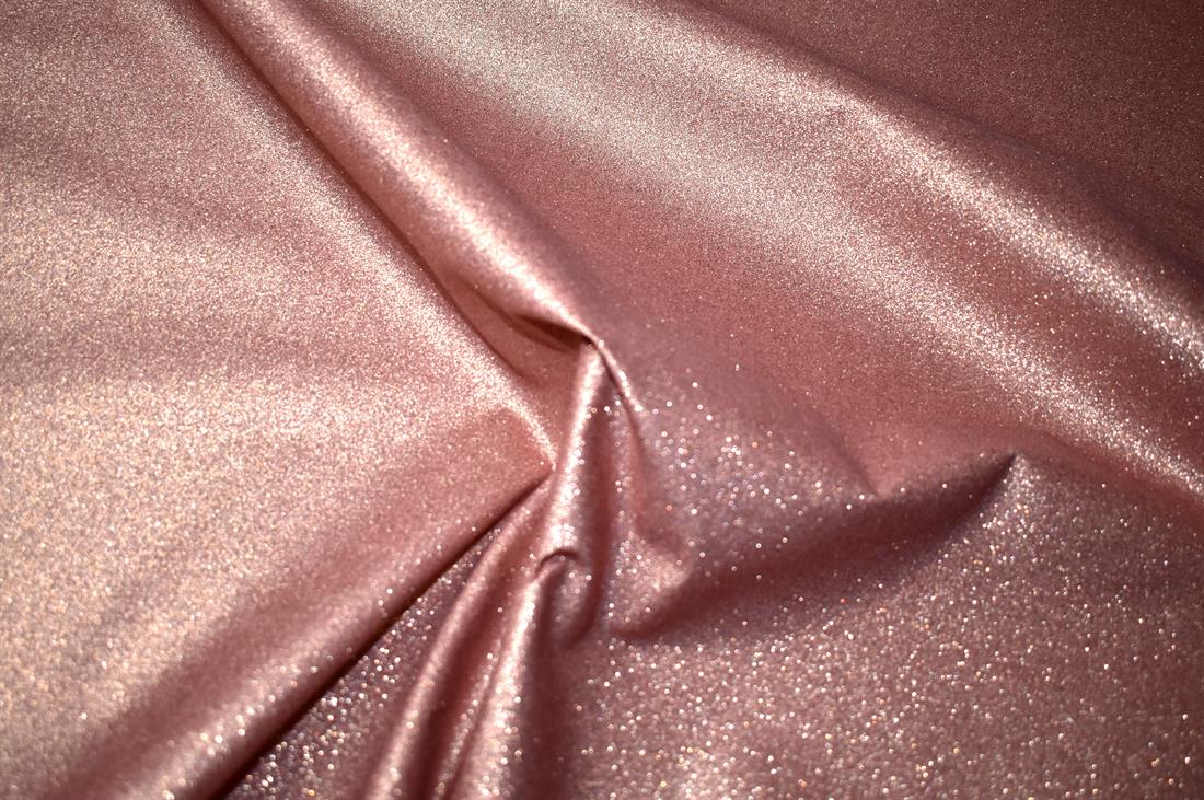 Peach Cotton Glitter Base Fabric
