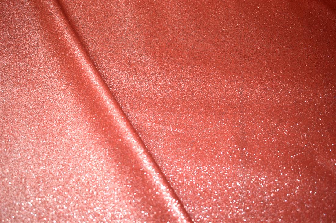 Orange Cotton Glitter Base Fabric