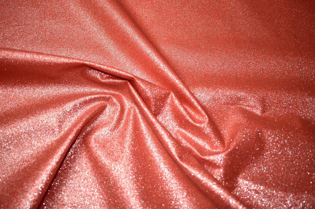Orange Cotton Glitter Base Fabric