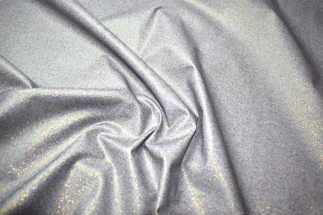 Silver Cotton Glitter Base Fabric