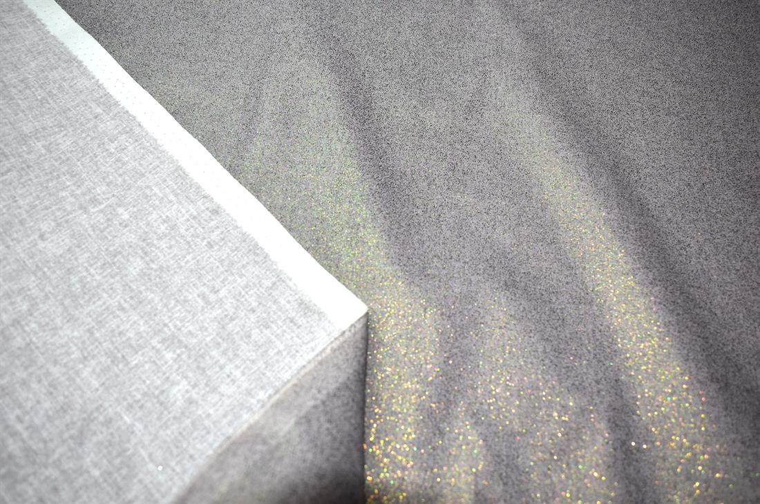 Silver Cotton Glitter Base Fabric