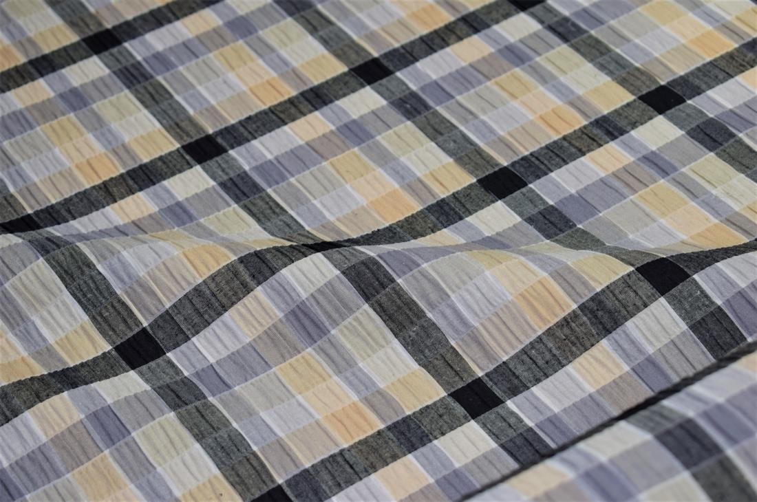 Gingham Print Gauze Fabric
