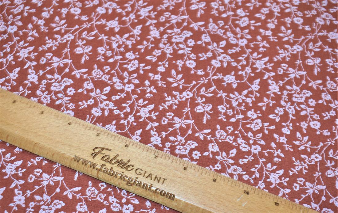 Ditsy Flower Fields Double Gauze Printed Fabric