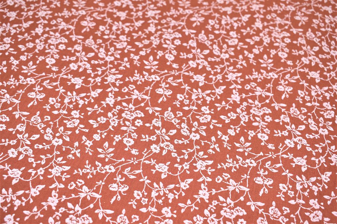 Ditsy Flower Fields Double Gauze Printed Fabric