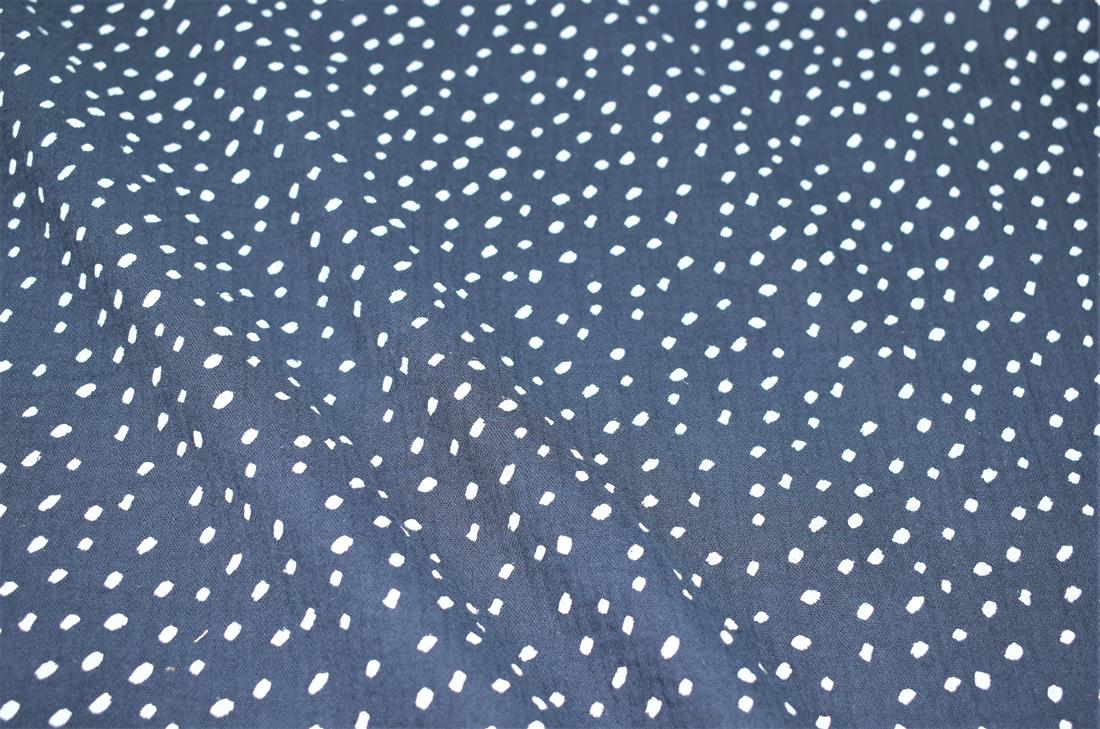 Ditsy Dots Double Gauze Printed Fabric