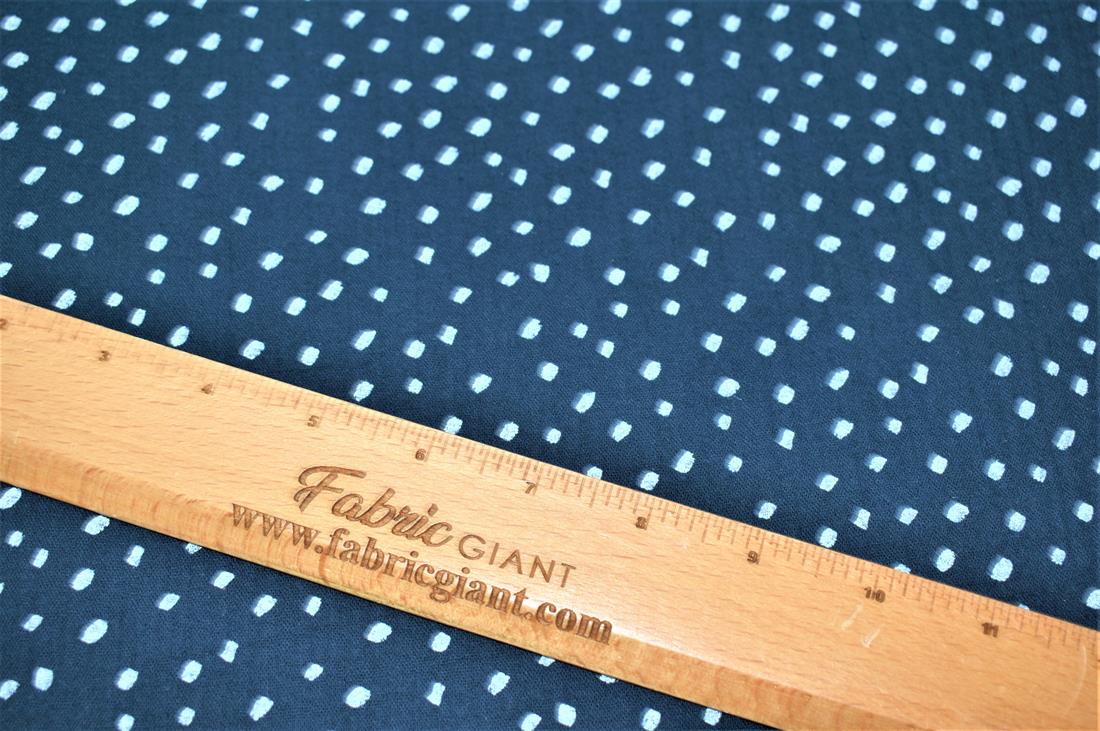 Ditsy Dots Double Gauze Printed Fabric