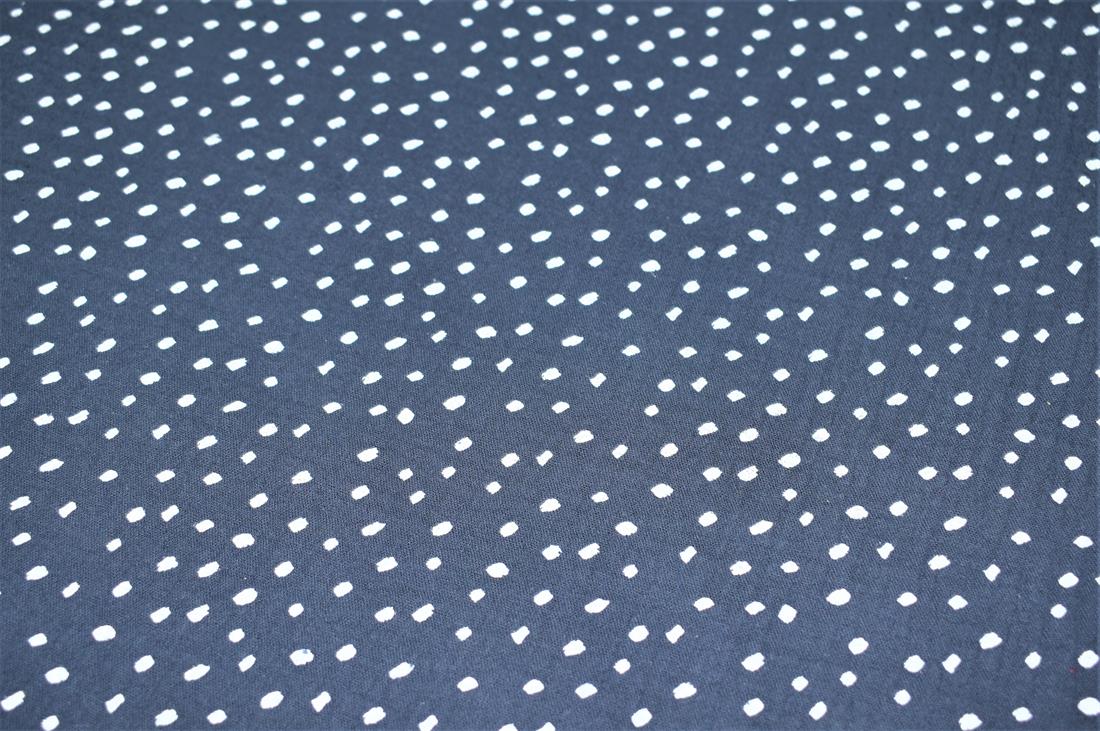 Ditsy Dots Double Gauze Printed Fabric