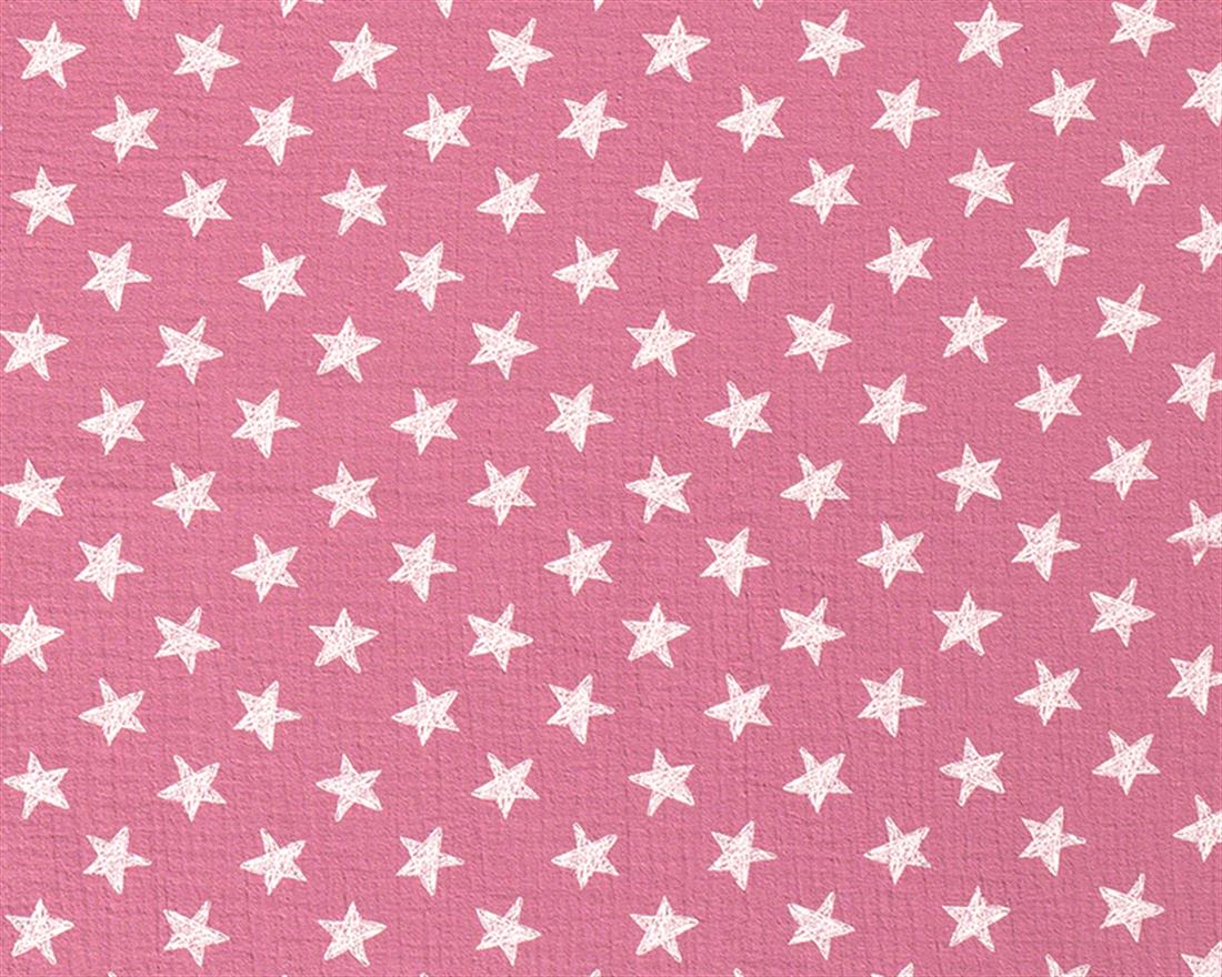 Star Double Gauze Printed Fabric