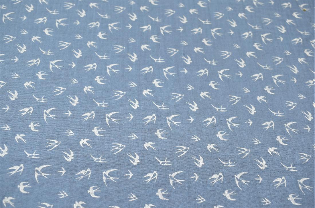 Flamingo Printed Gauze Fabric
