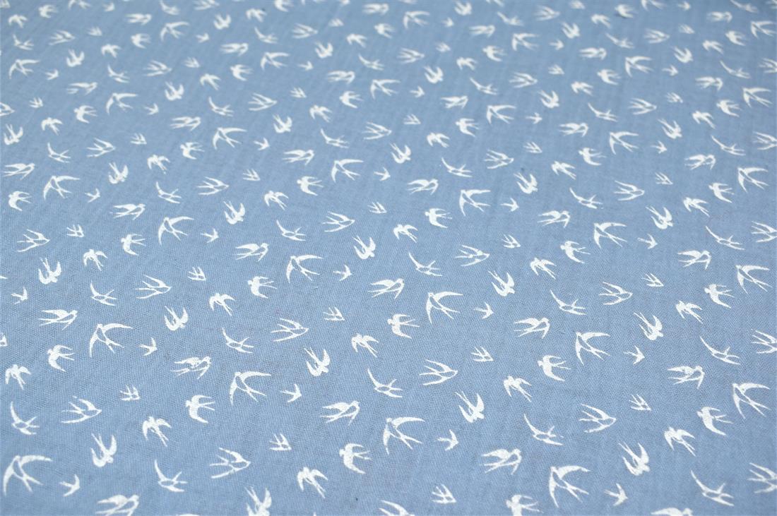 Flamingo Printed Gauze Fabric