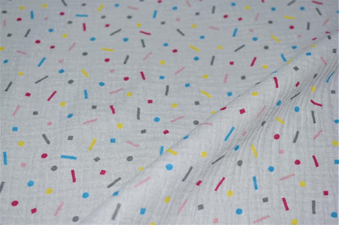 Printed Duble Gauze 100% Cotton Fabric