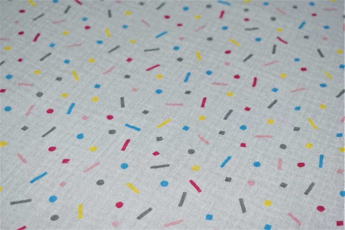 Printed Duble Gauze 100% Cotton Fabric