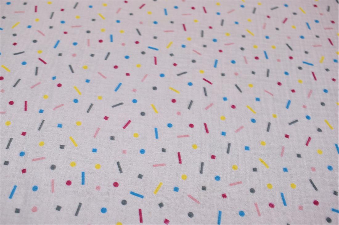 Printed Duble Gauze 100% Cotton Fabric
