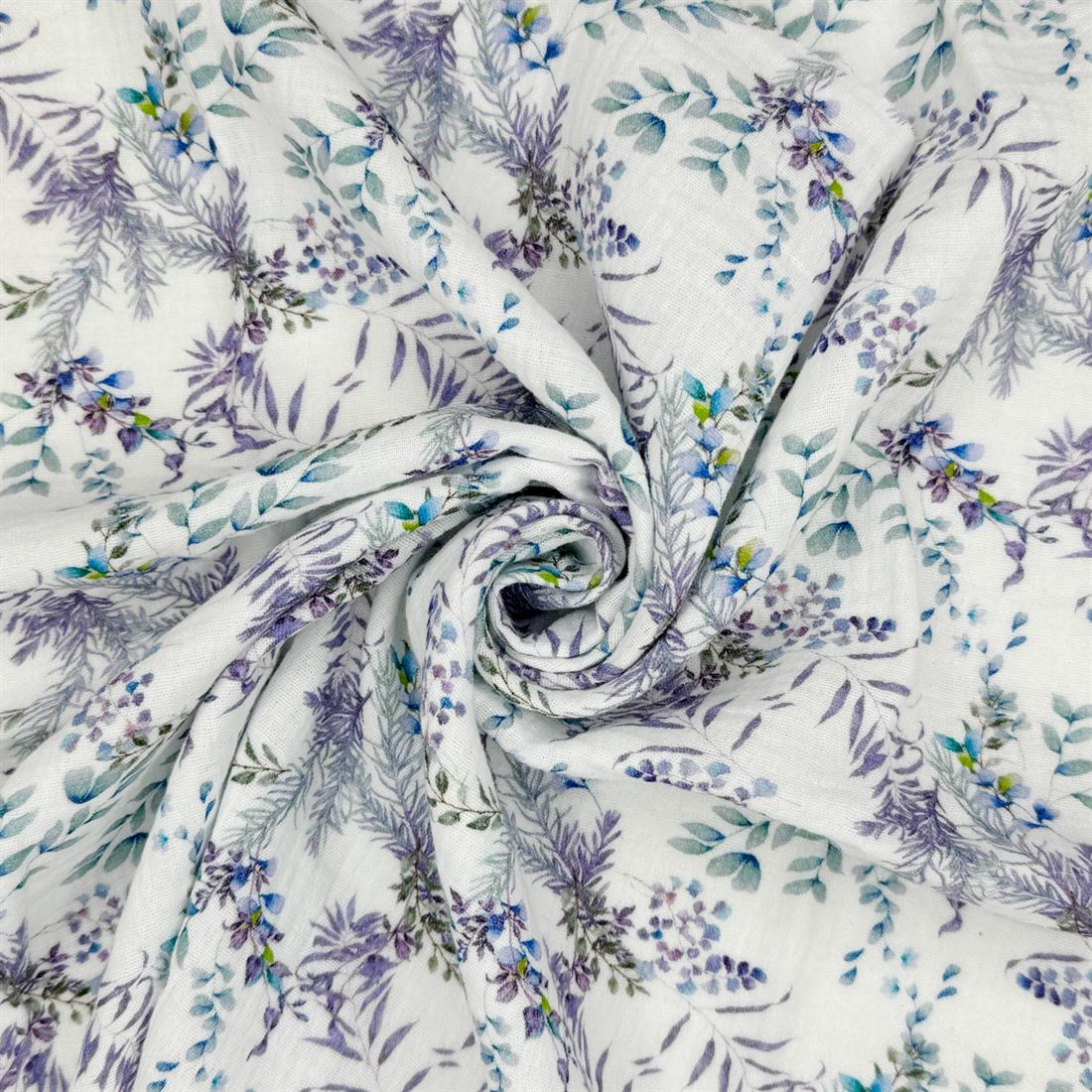 Cream Paris 100% Cotton Double Gauze Fabric