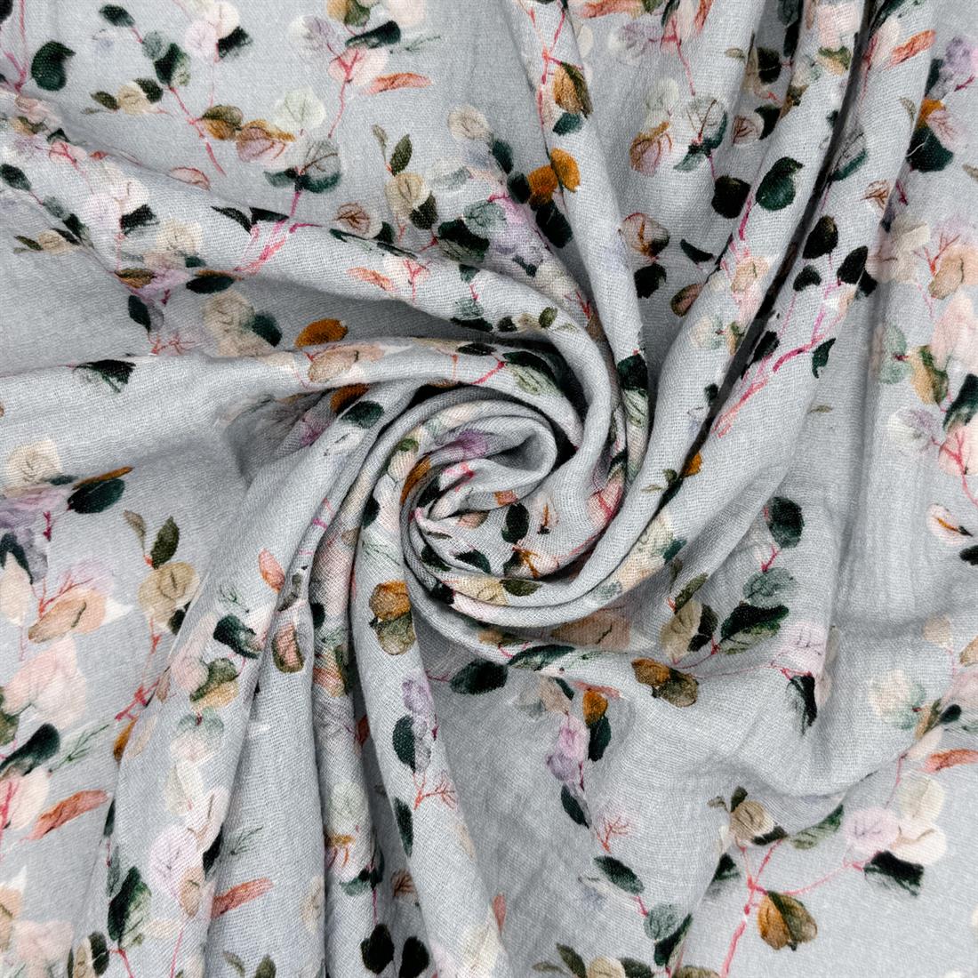 Grey Nice 100% Cotton Double Gauze Fabric