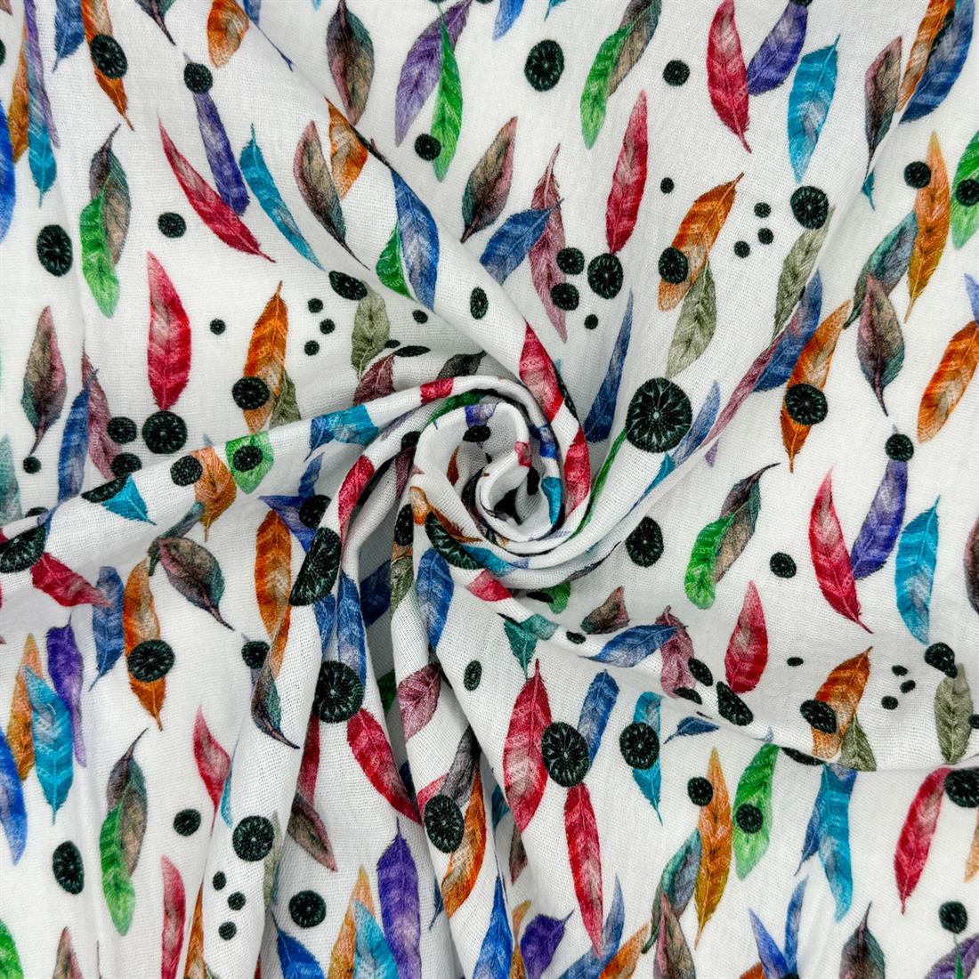 White Marseille 100% Cotton Double Gauze Fabric
