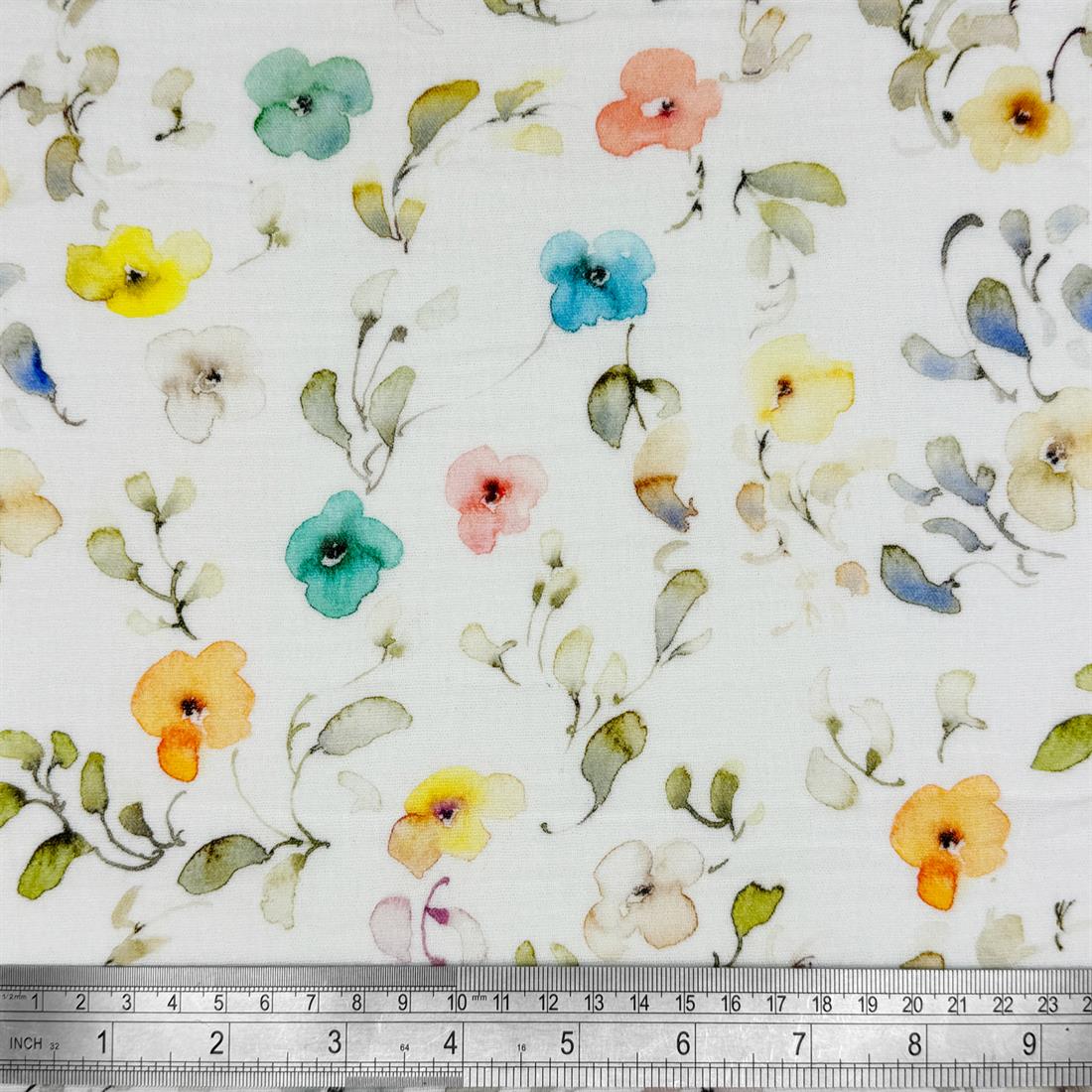 White Montpellier 100% Cotton Double Gauze Fabric