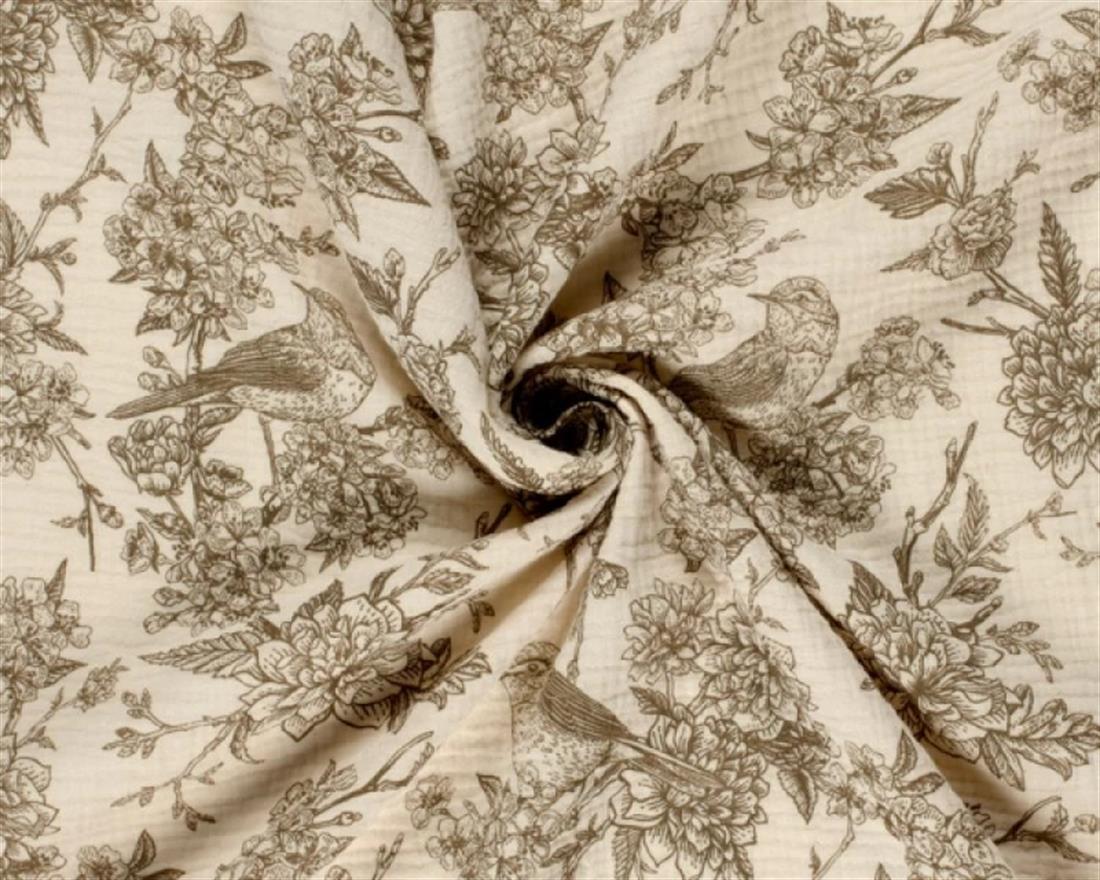 Muslin Printed Gauze Fabric