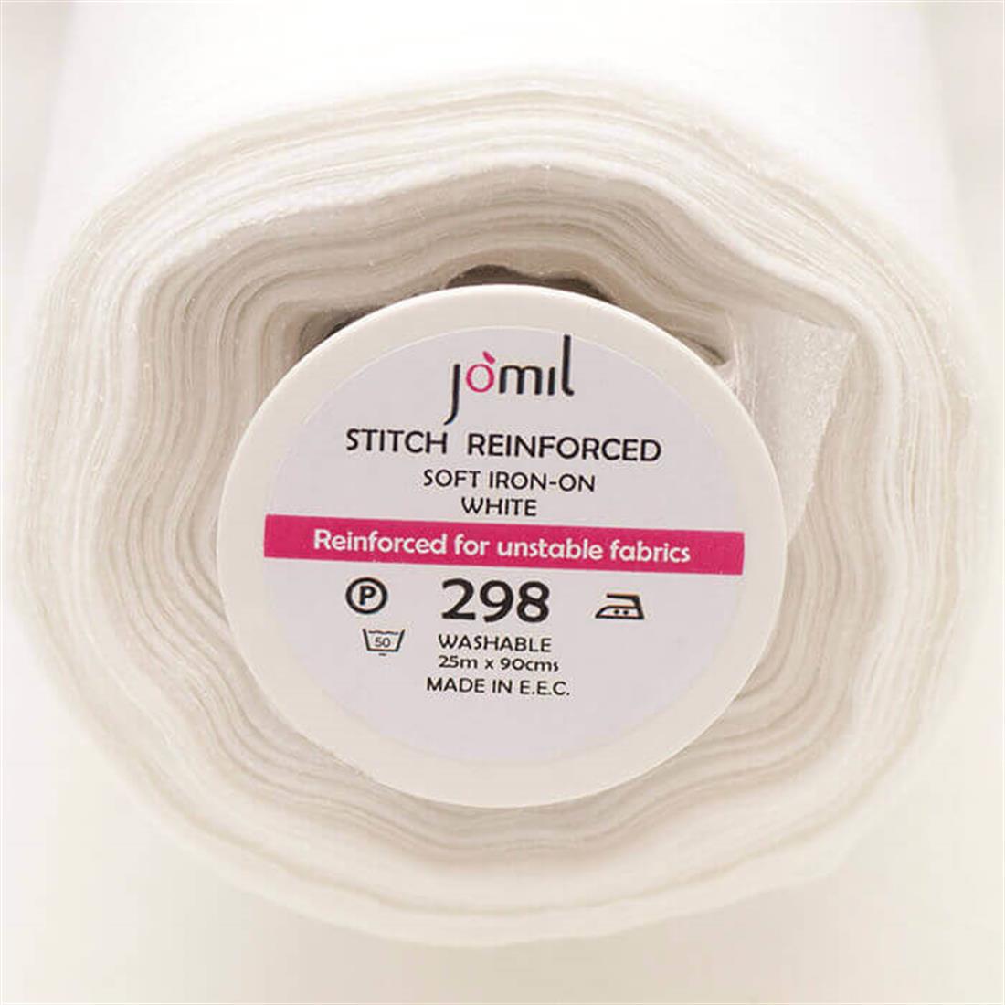 Stitch Reinforced White Interlining
