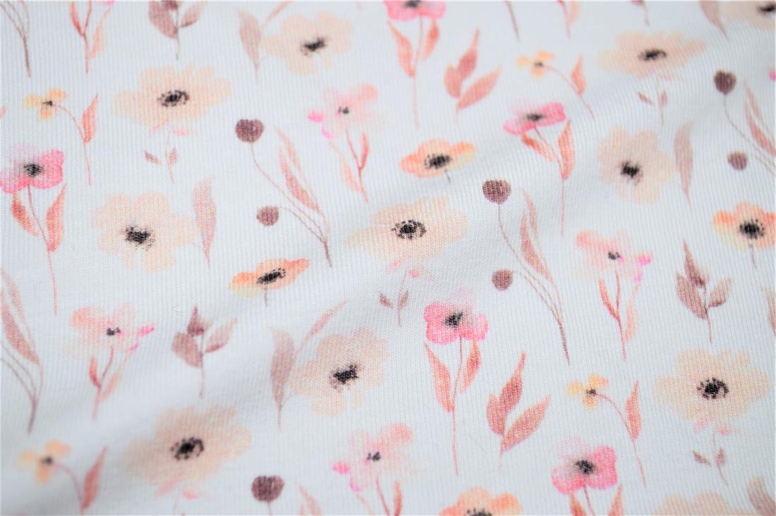 White Printed Cotton Jersey