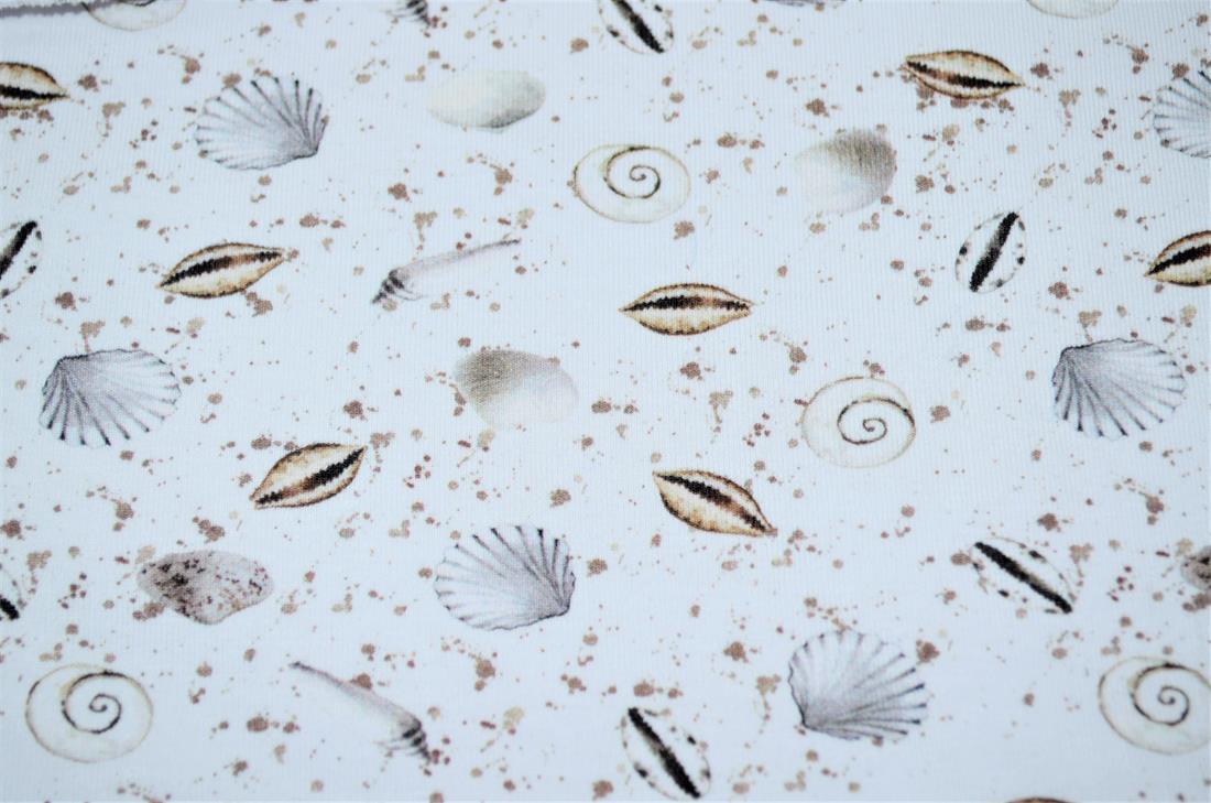 White Printed Cotton Jersey