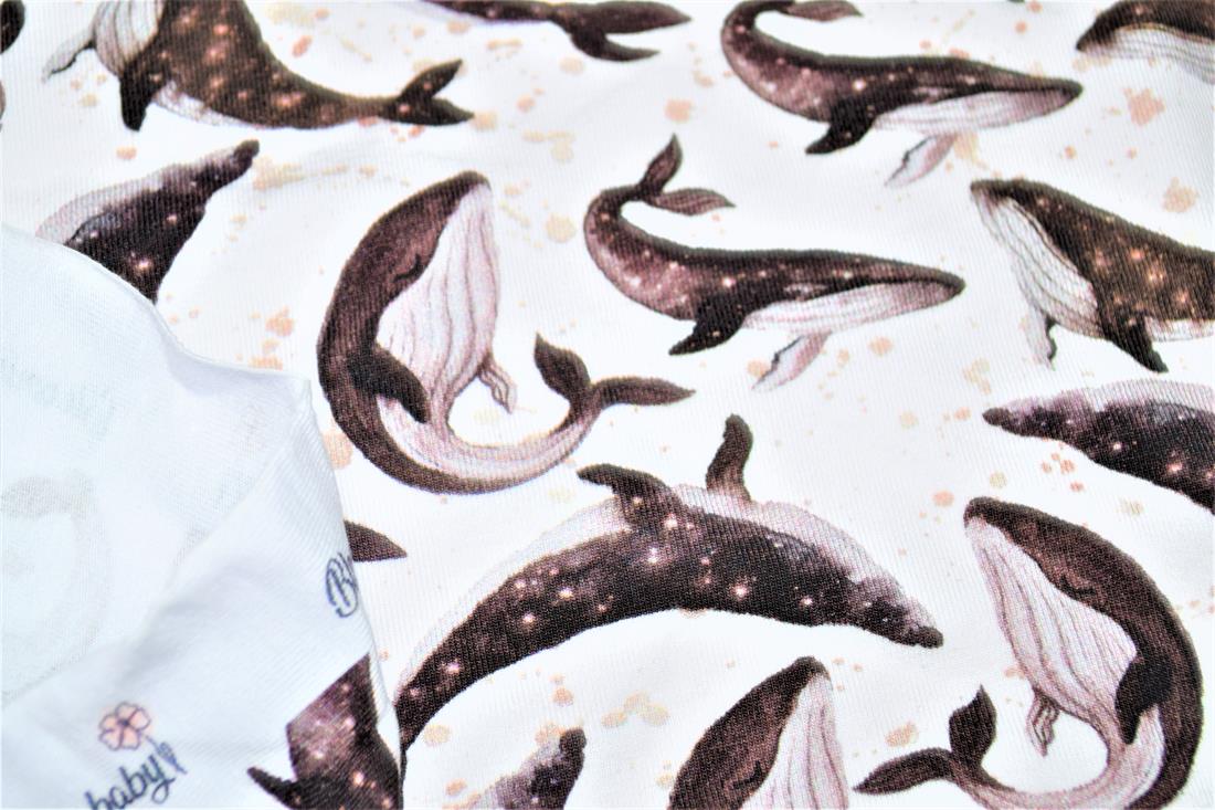 White Printed Cotton Jersey