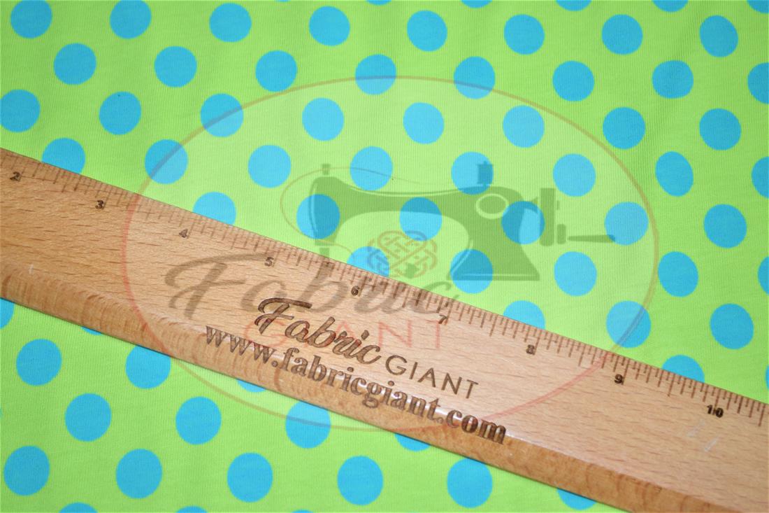 Green Polka Dot Printed Jersey