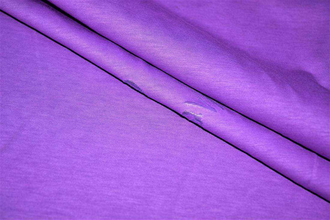 Purple Printed Jersey Fabric