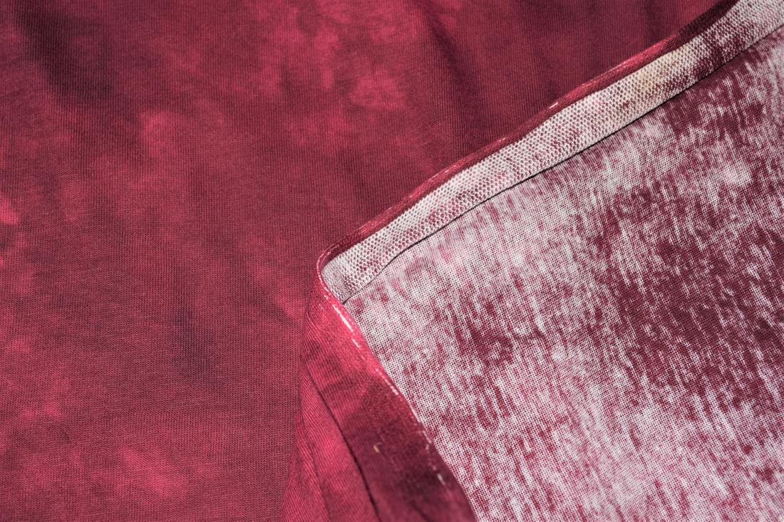 Maroon Plain Jersey Fabric