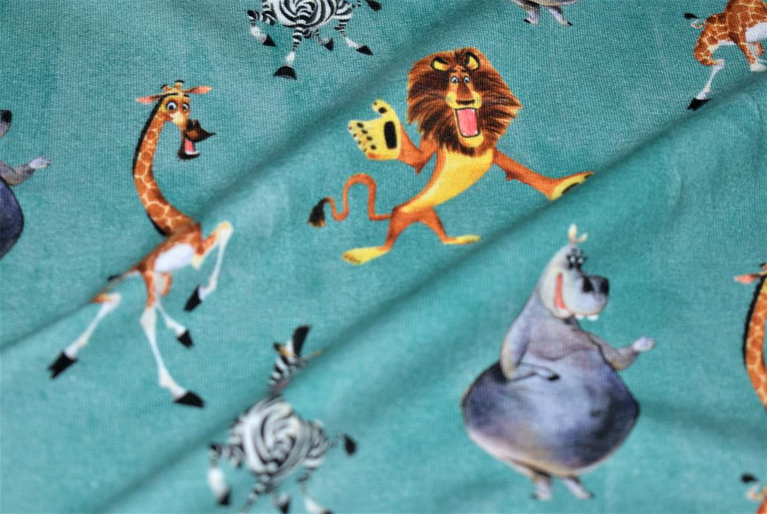 Little Johnny Goes On Safari Cotton Jersey