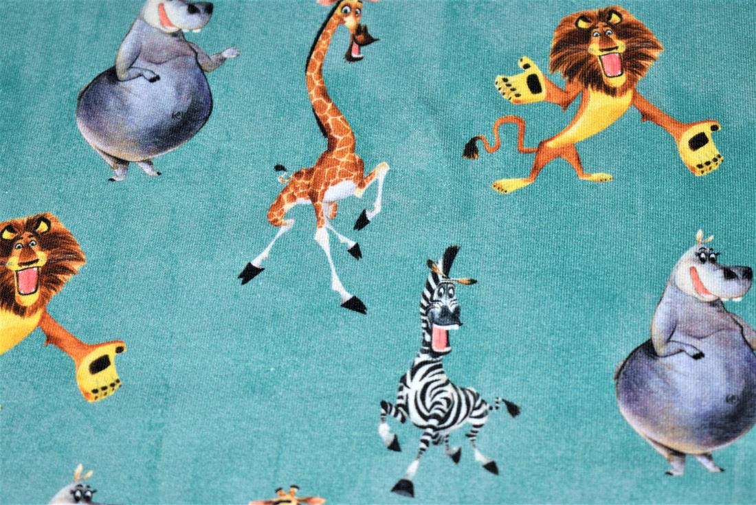 Little Johnny Goes On Safari Cotton Jersey