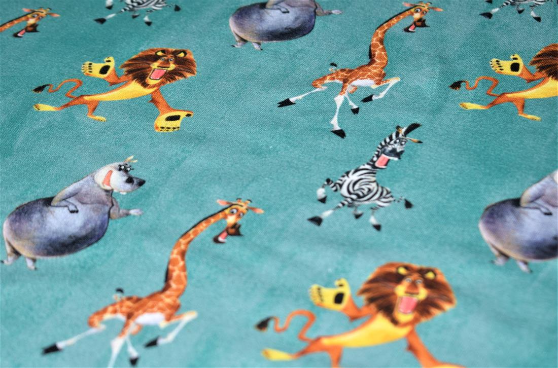 Little Johnny Goes On Safari Cotton Jersey