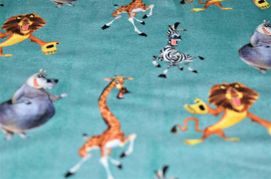Little Johnny Goes On Safari Cotton Jersey