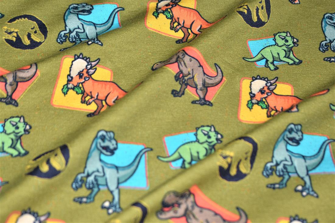 Little Johnny Goes On Safari Cotton Jersey
