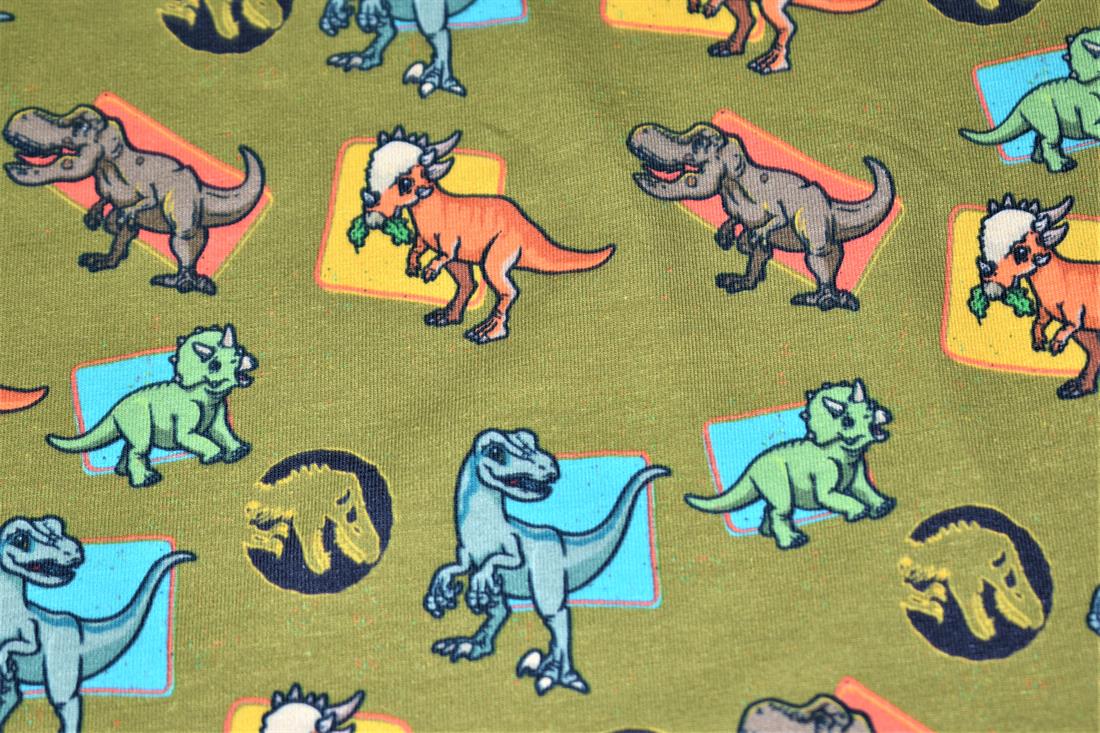Little Johnny Goes On Safari Cotton Jersey