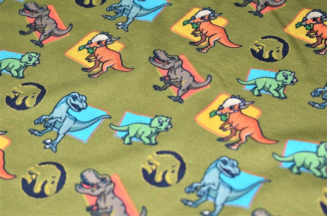 Little Johnny Goes On Safari Cotton Jersey