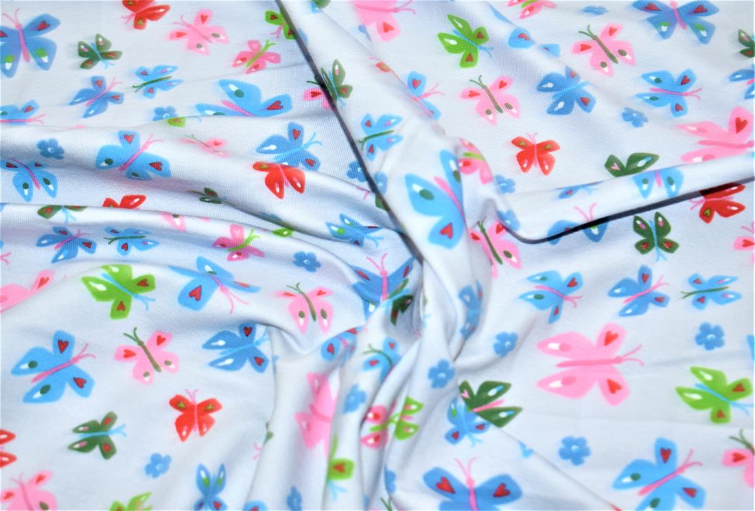 Flying Butterfly French Terry Is a Fabric
