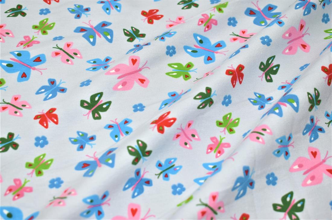 Flying Butterfly French Terry Is a Fabric