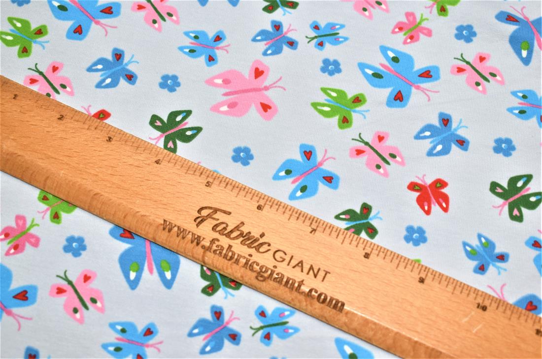 Flying Butterfly French Terry Is a Fabric