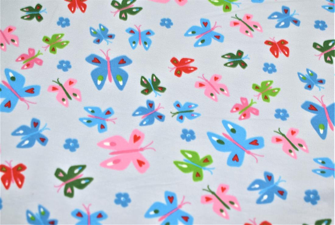 Flying Butterfly French Terry Is a Fabric