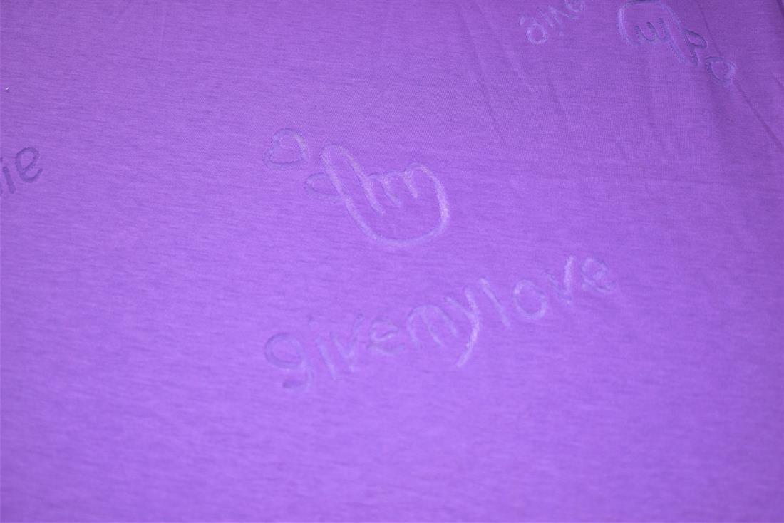 Purple Printed Jersey Fabric