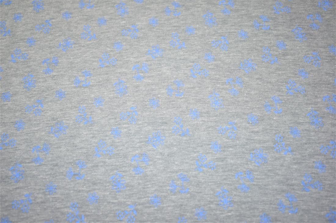Grey Printed Jersey Fabric
