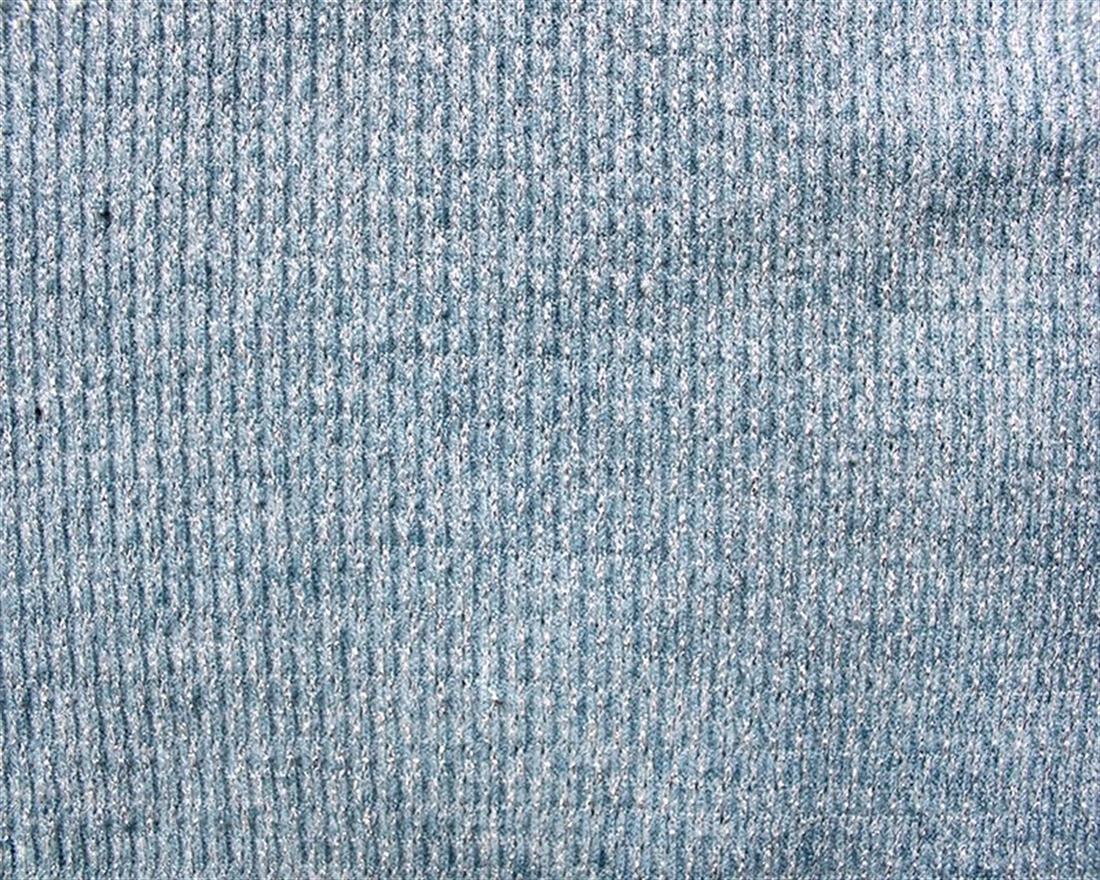 Silver Lurex Knit Is a Soft
