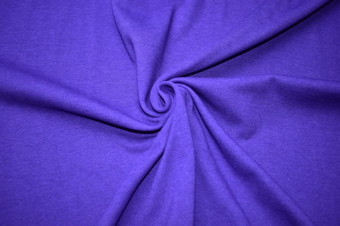 Purple Plain Cotton Jersey Fabric