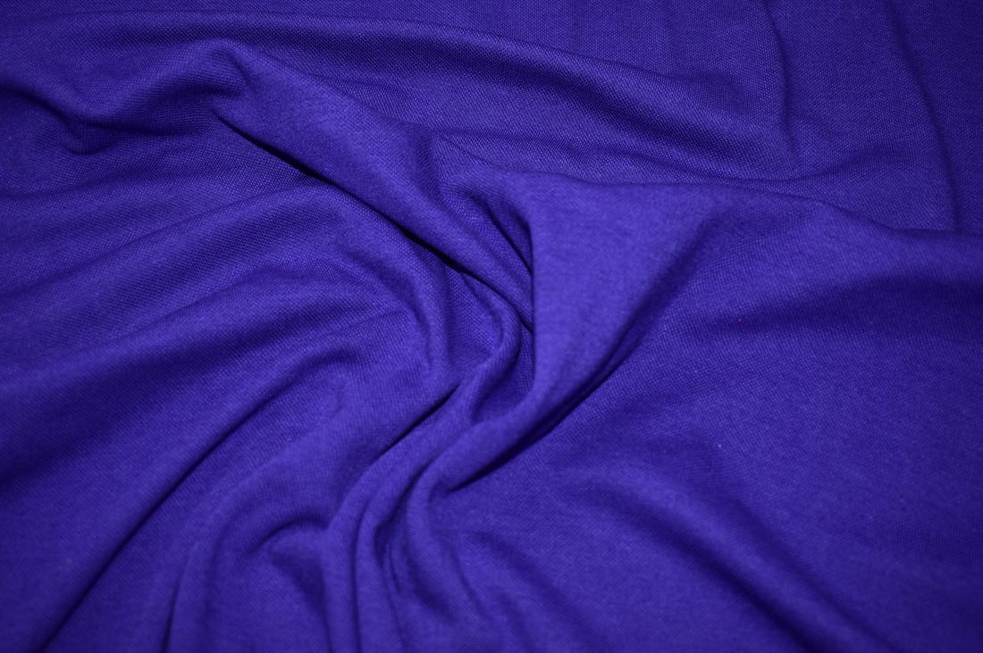 Purple Plain Cotton Jersey Fabric