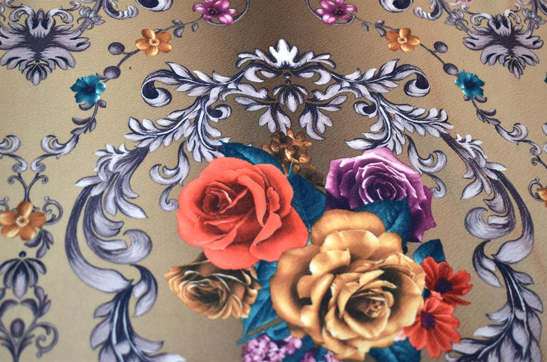 Printed Floral Jersey Fabric