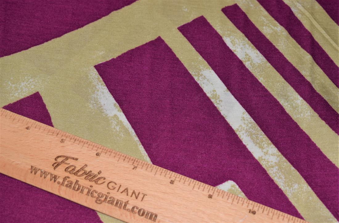 Majenta Printed Jersey Fabric