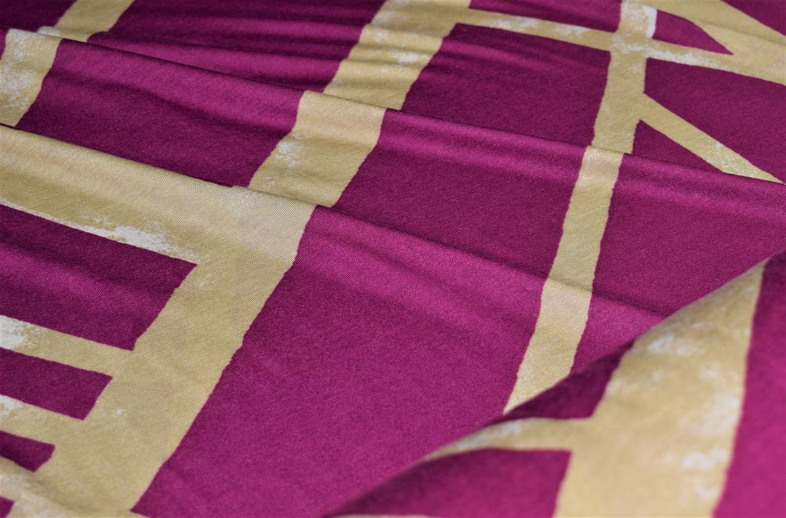 Majenta Printed Jersey Fabric
